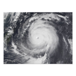 Typhoon Maemi i det westerna Stilla havet Fototryck