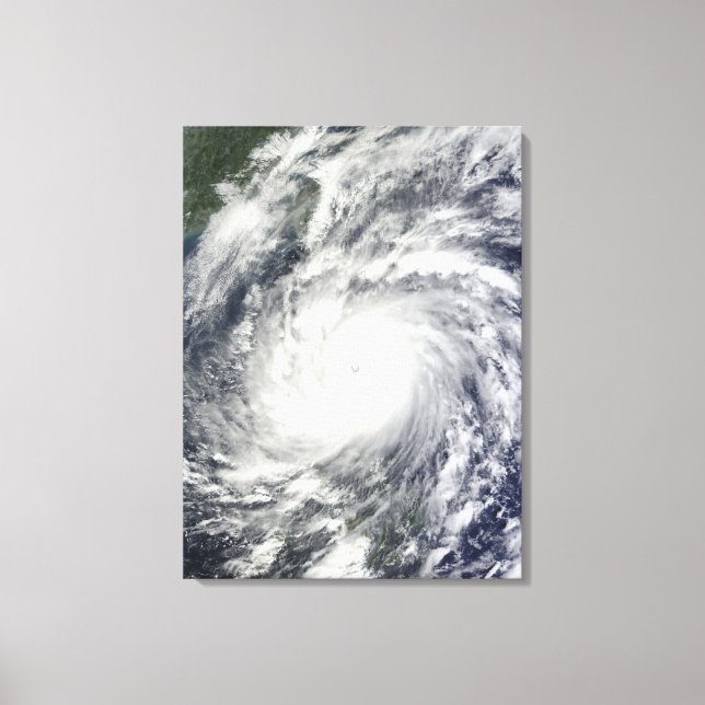 Typhoon Megi Canvastryck (Framsida)