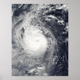 Typhoon Mirinae väster Poster