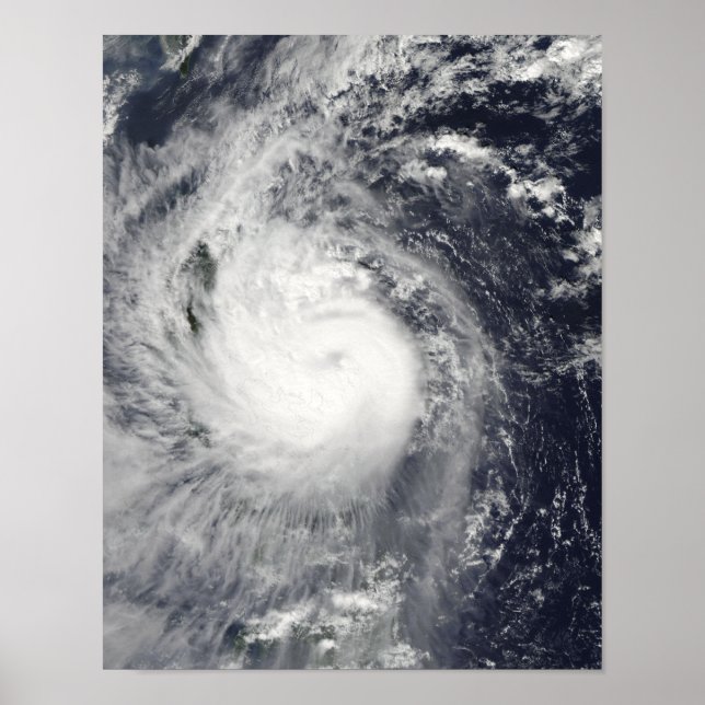 Typhoon Mirinae väster Poster (Framsidan)