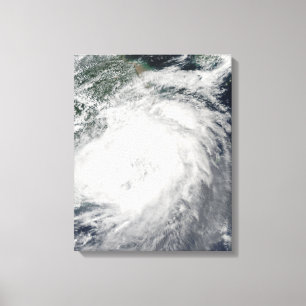 Typhoon Morakot över china Canvastryck