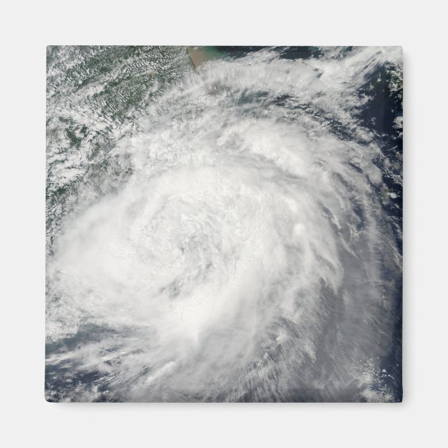 Typhoon Morakot över Chinan Magnet (Framsidan)