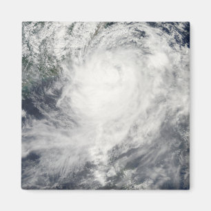 Typhoon Morakot över Taiwan Magnet