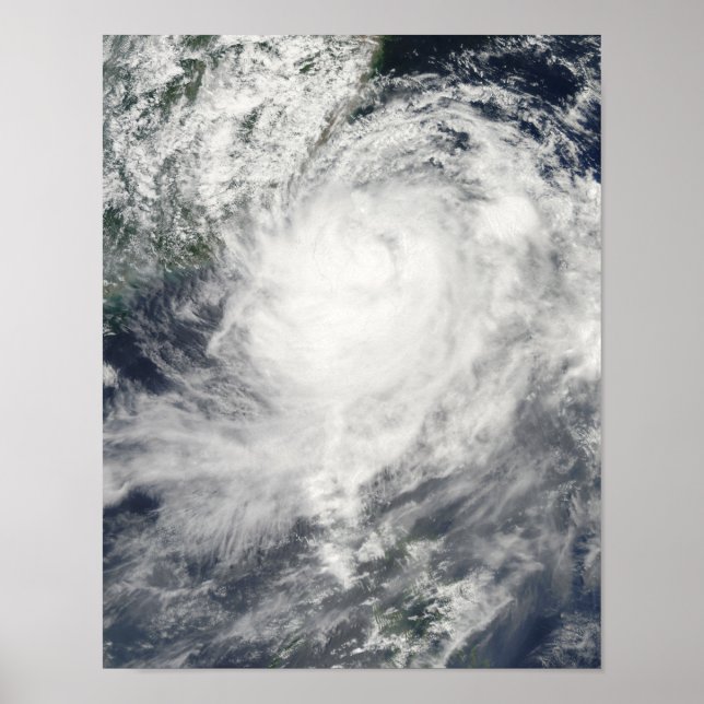 Typhoon Morakot över Taiwan Poster (Framsidan)