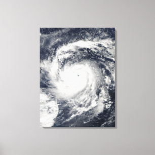 Typhoon Nida i Stilla havet Canvastryck