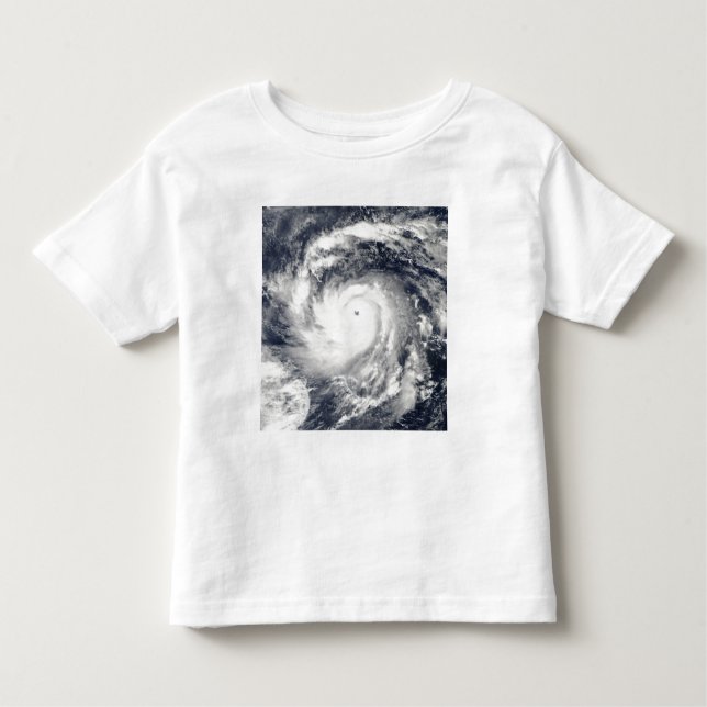Typhoon Nida i Stilla havet Tee Shirt (Framsida)