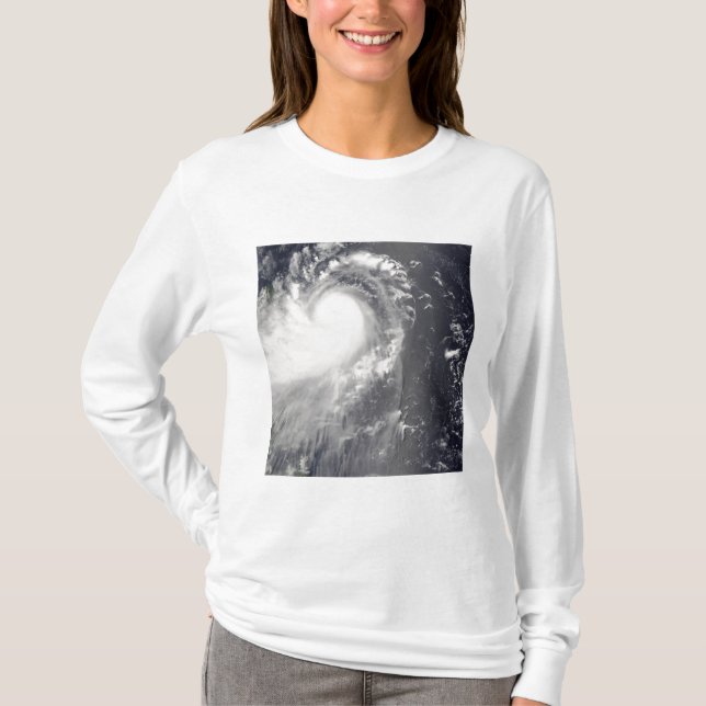 Typhoon Nuri närmar sig Filippinerna T-shirt (Framsida)