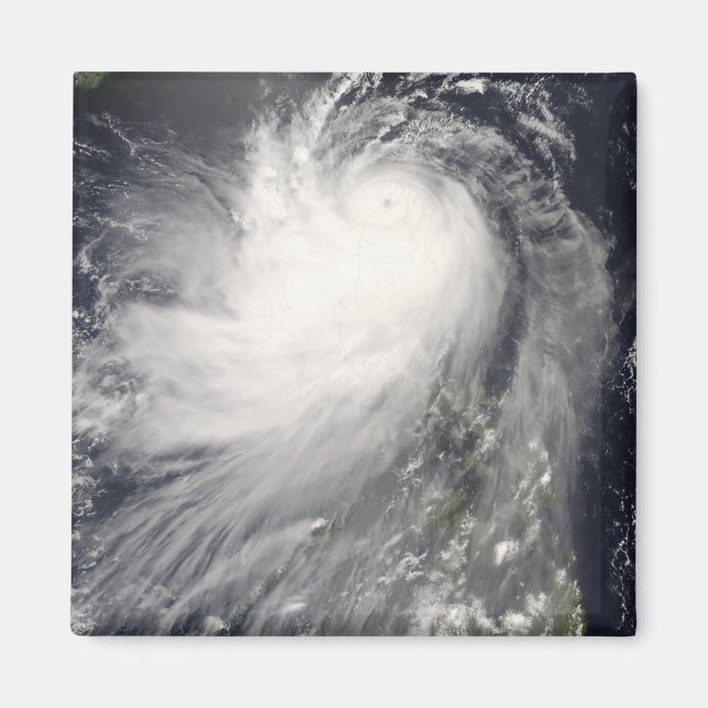 Typhoon Nuri över Filippinerna Magnet (Framsidan)