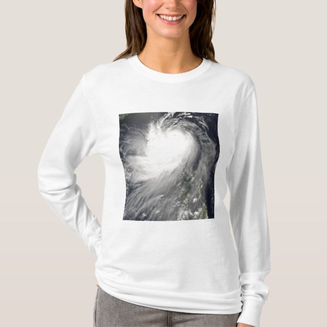 Typhoon Nuri över Filippinerna Tee Shirt (Framsida)