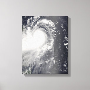 Typhoon Nuri som att närma sig de filippinska Canvastryck