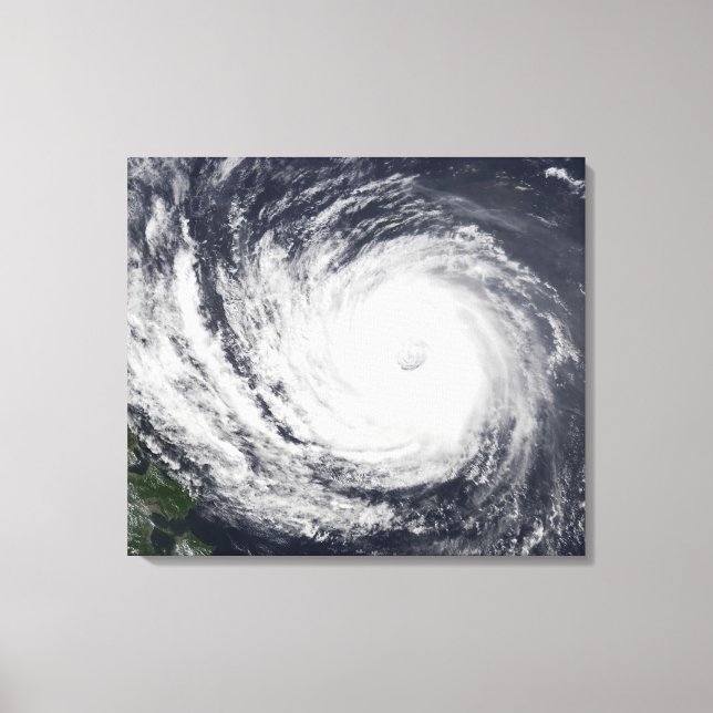 Typhoon Phanfone Canvastryck (Framsida)