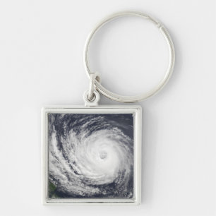 Typhoon Phanfone Fyrkantig Silverfärgad Nyckelring
