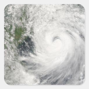 Typhoon Prapiroon Fyrkantigt Klistermärke