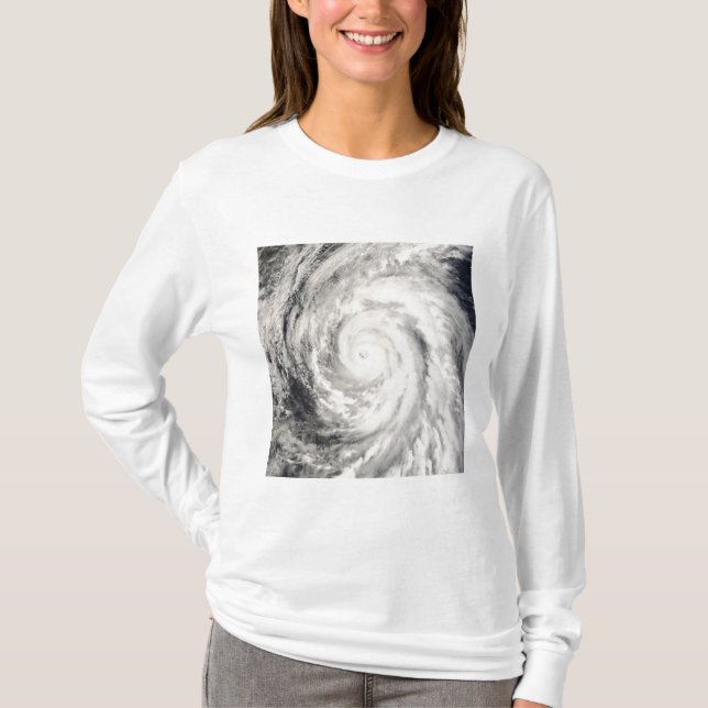 Typhoon Rammasun i Filippinska havet Tee Shirt (Framsida)