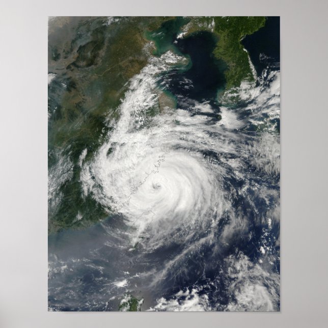 Typhoon Sinlaku Poster (Framsidan)
