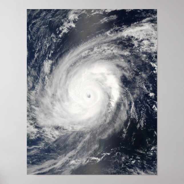 Typhoon Sudal Söder Japan 2 Poster (Framsidan)