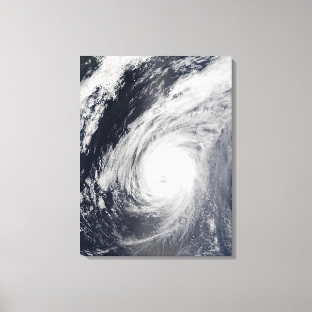 Typhoon Sudal söder om Japan 3 Canvastryck (Framsida)