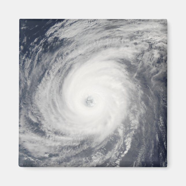 Typhoon Sudal söder om Japan Magnet (Framsidan)