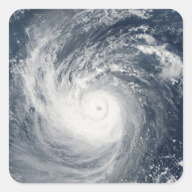 Typhoon Taim Fyrkantigt Klistermärke (Framsida)