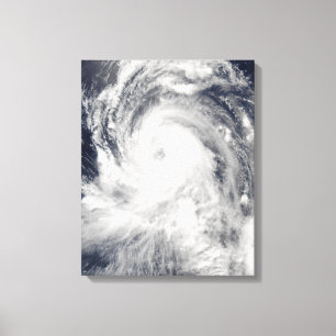 Typhoon Tingting over Northern Mariana Isla Canvastryck