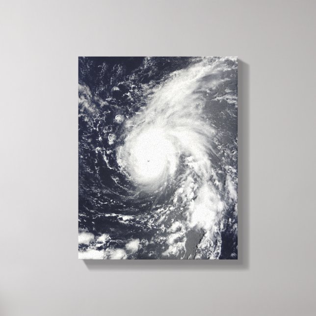 Typhoon Vamco i Stilla havet Canvastryck (Framsida)