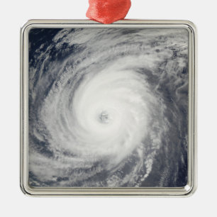 TyphoonSudal söder av Japan Julgransprydnad Metall