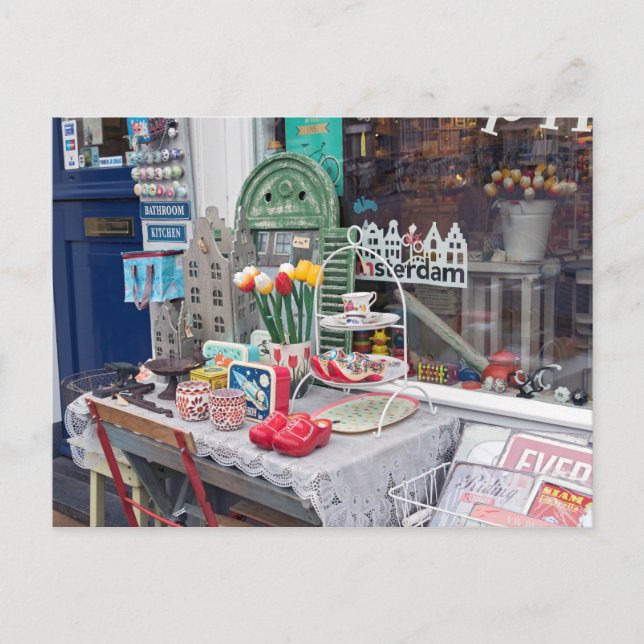 typisk amsterdam vykort (Framsida)