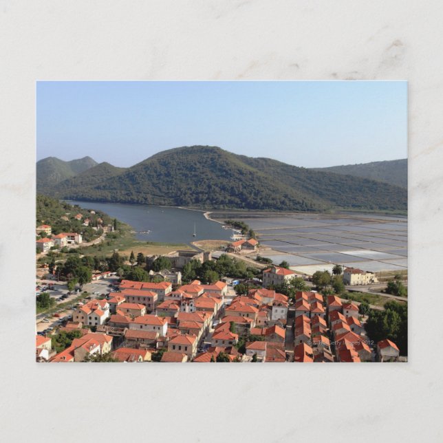 typisk by i CROATIA Vykort (Framsida)