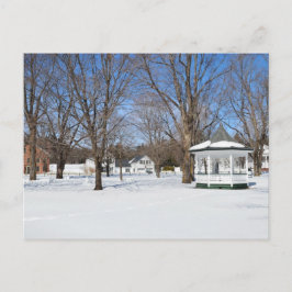 Typisk Vermont Stad Vinter vykort