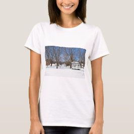 Typisk Vermontstad på vintern T-shirt