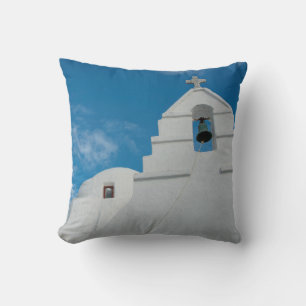 Typisk vitkalkad kyrka kudde