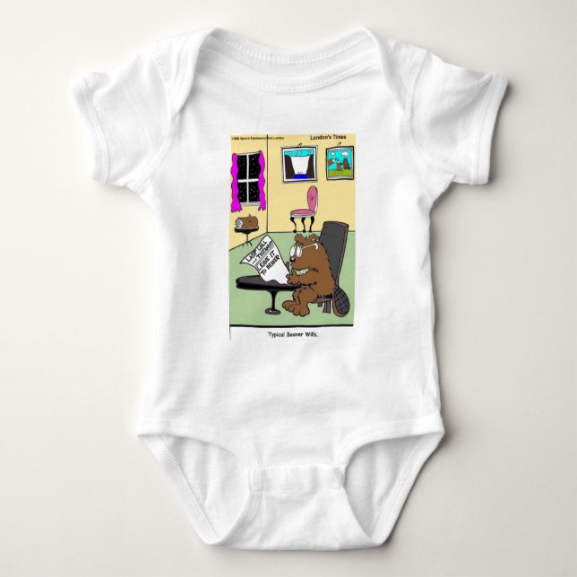 Typiska Bävers Sista Vilja & Testamente T Shirt (Framsida)