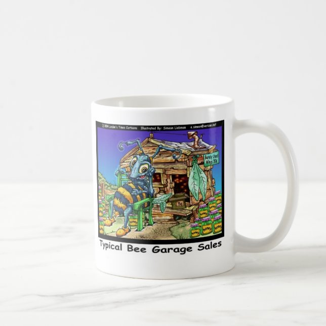 Typiska Bih garageförsäljning Roliga presenter & T Kaffemugg (Höger)
