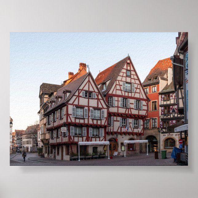 Typiska hus i Colmar Poster (Framsidan)