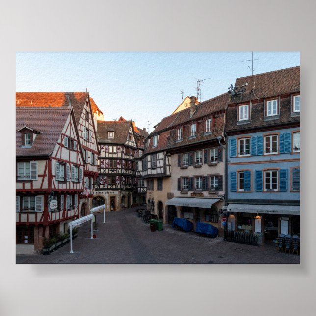 Typiska hus i Colmar Poster (Framsidan)