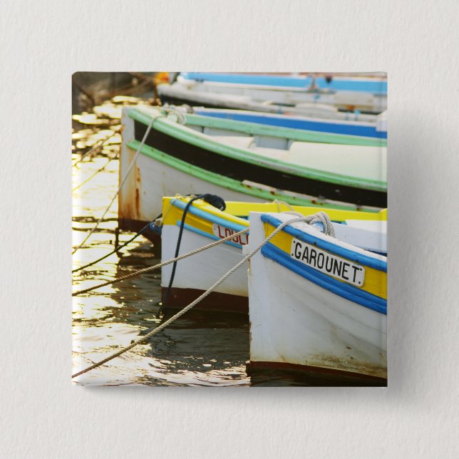 Typiska skyddade fiskefartyg knapp (Framsida)