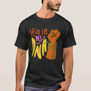 Typiskt afrikansk proud Fist BLM T Shirt
