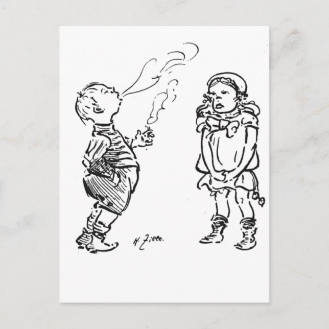 Typiskt handjur vykort (Framsida)