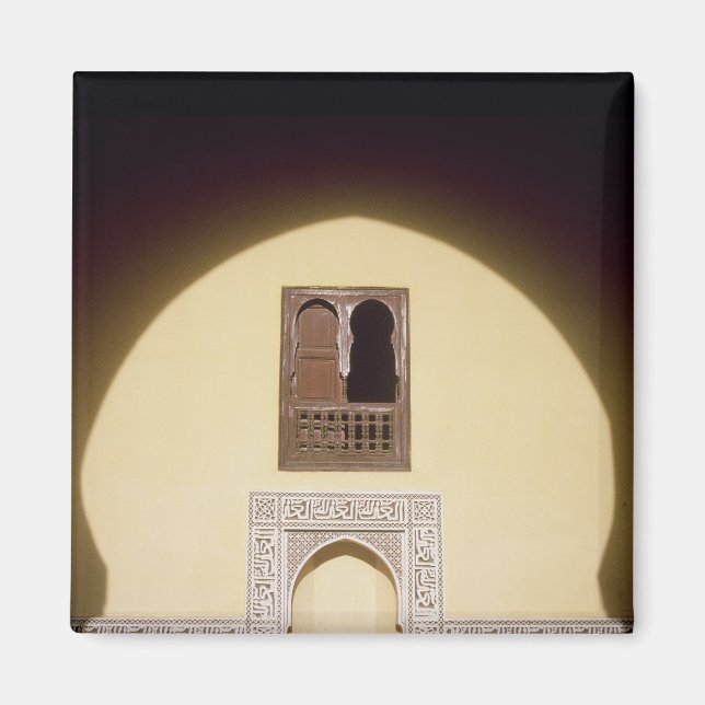 Typiskt marockanskt fönster magnet (Framsidan)