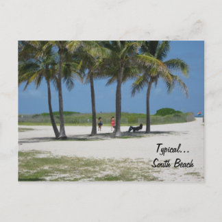 Typiskt..South Beach Vykort