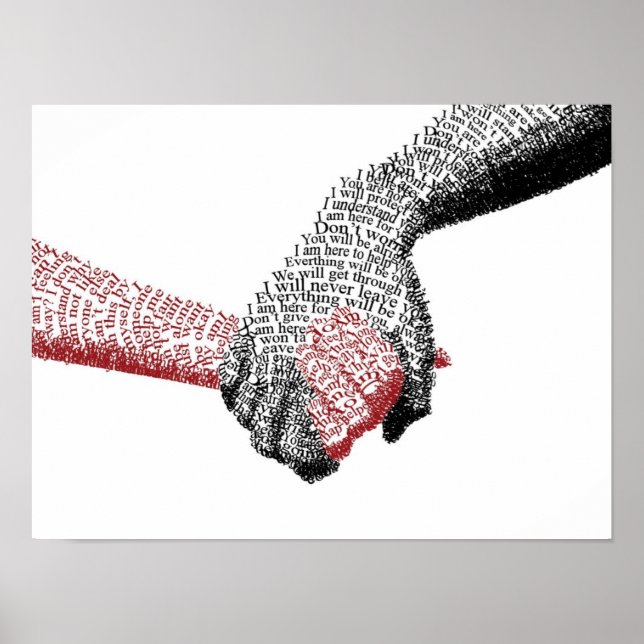 typografcitattecken poster (Framsidan)