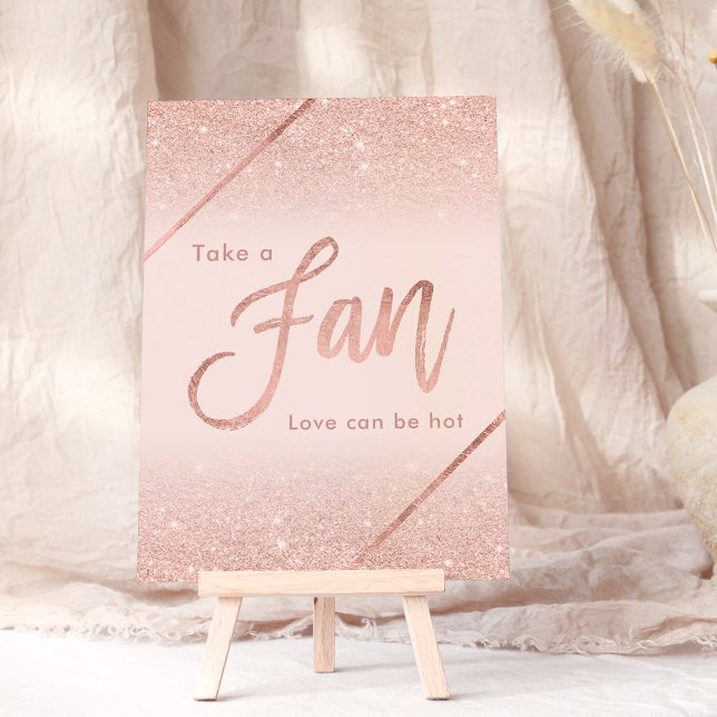 Typografi av den  rosan ro guld glitter inbjudningar (Rose gold glitter typography blush pink sign invitation, fan)