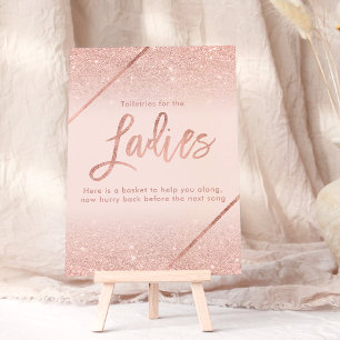 Typografi av den rosan ro guld glitter inbjudningar