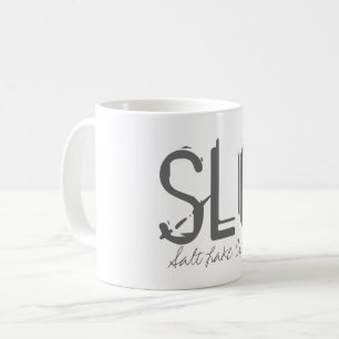 Typografi av flygplatsen Salt Sjö Kaffemugg