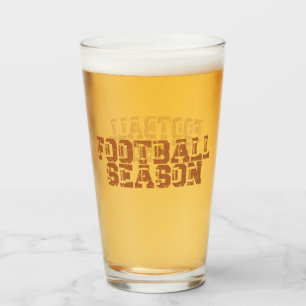 Typografi av fotboll glaskopp