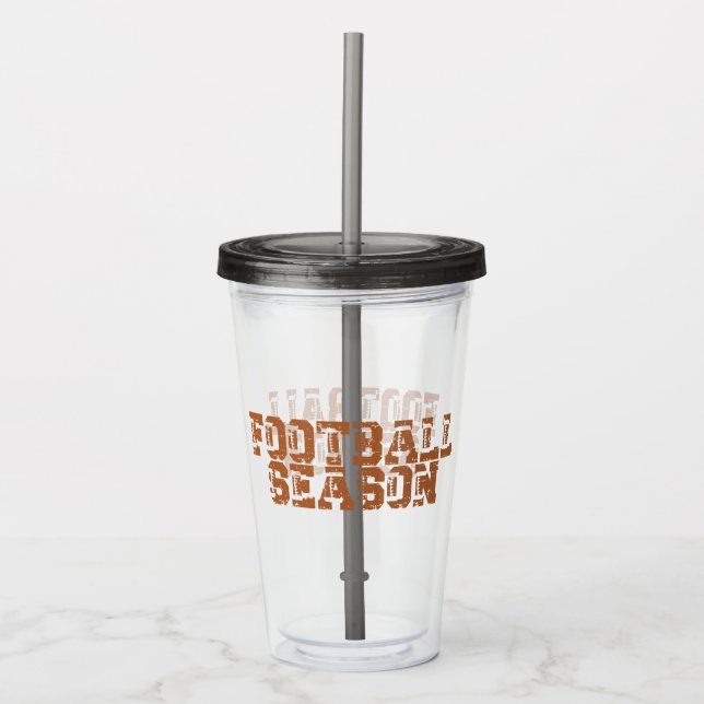 Typografi av fotbollsäsong take away mugg (Framsida)