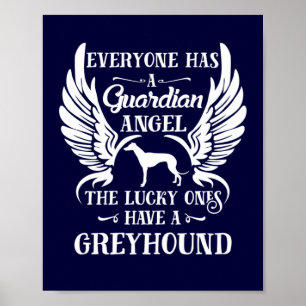 Typografi av greyhound väktare poster