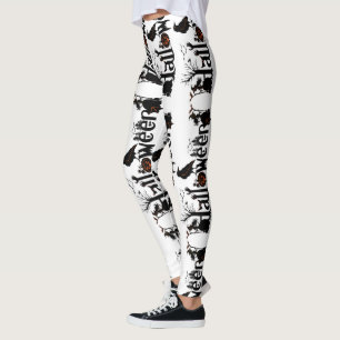Typografi av Halloween-Orangen - design Leggings