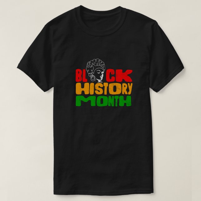 Typografi av Hälsning vid Svarta Måne-dagen T Shirt (Design framsida)