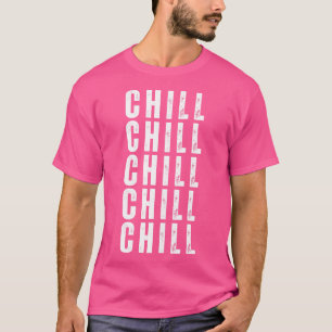 Typografi av kylkulturen med återutläggning av Vin T Shirt